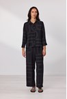 GEO PANT - black/ivor